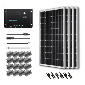 Renogy 400 Watt 12 Volt Monocrystalline Solar Kit Img
