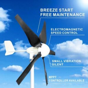 Windmax HY400 500 Watt Blade Residential Wind Generator Kit 2 Img