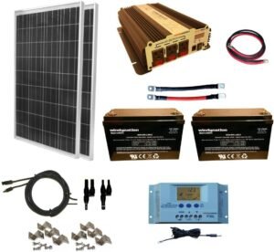 WindyNation 200 Watt Solar Panel Kit Img